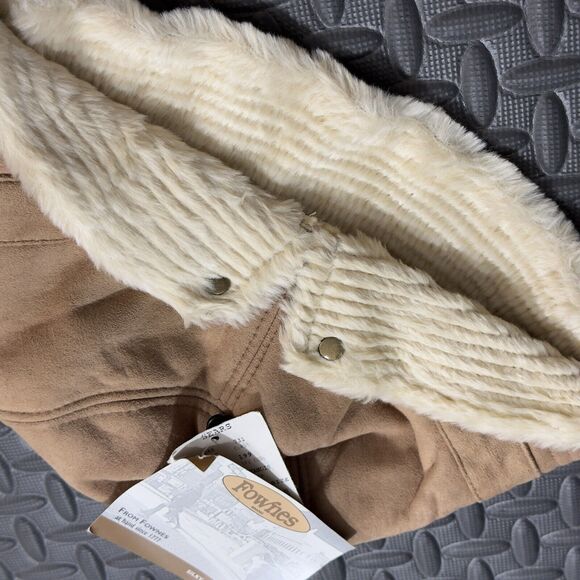 Fownes Winter Bucket Hat Womens One Size Brown 100% Polyester Fake Faux Fur - Picture 4 of 6